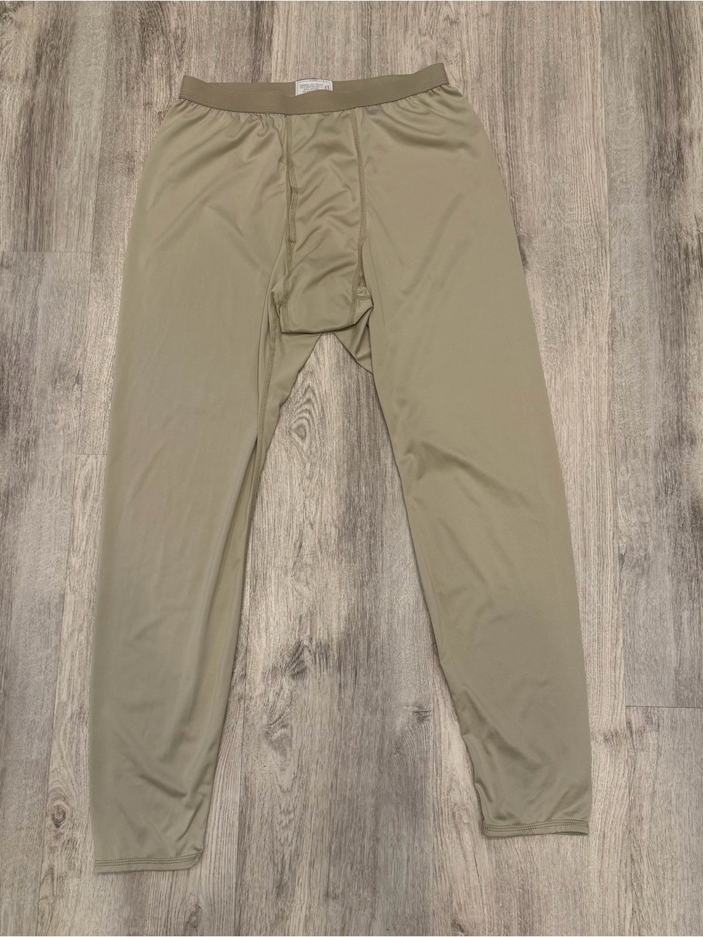 Milliken Military Base Layer Pants Medium Regular Tan Performance Leggings